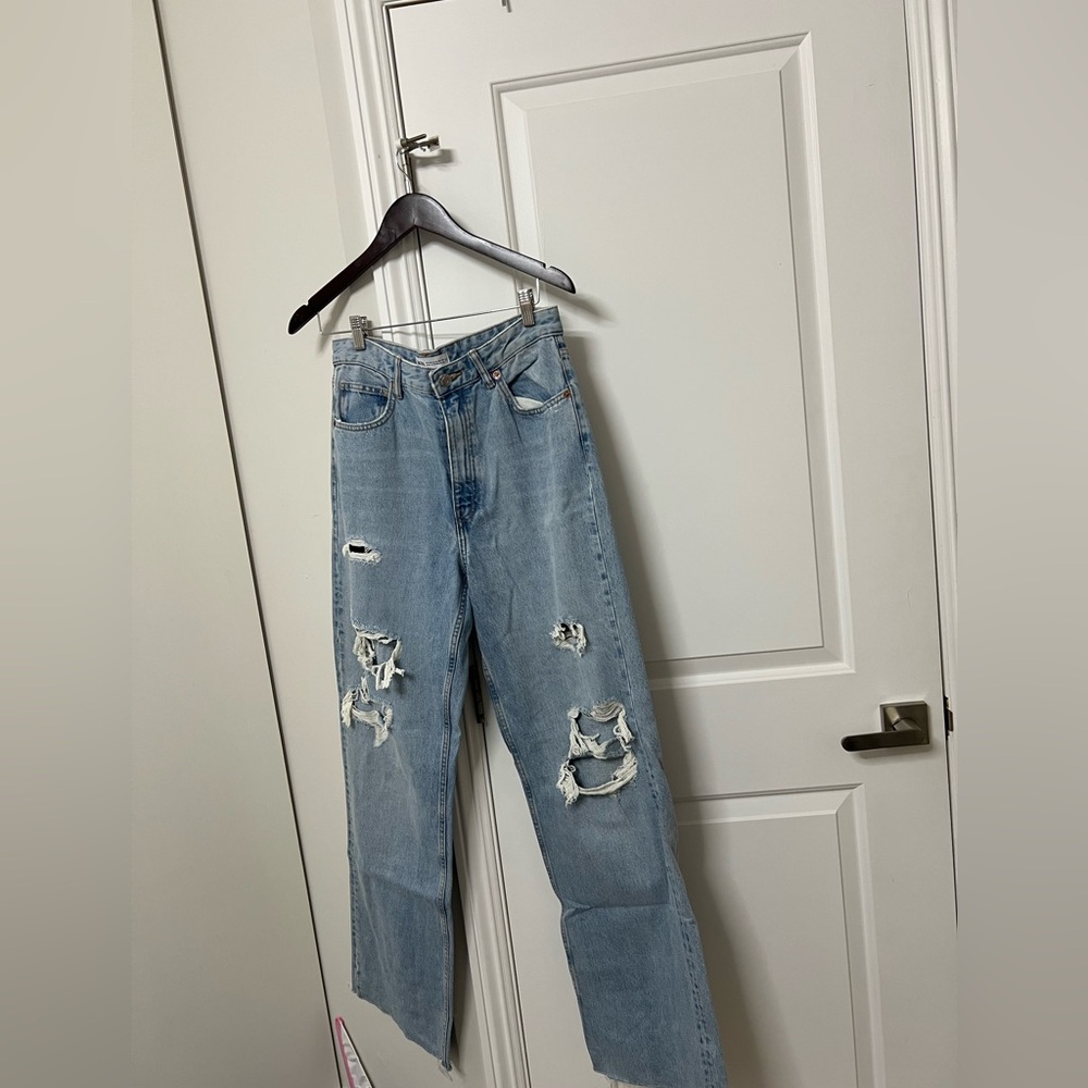 Zara ripped jeans